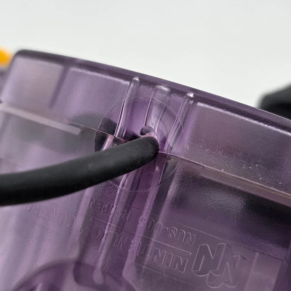 Nintendo 64 N64 Controller Atomic Purple Translucent OEM Excellent Nostalgia